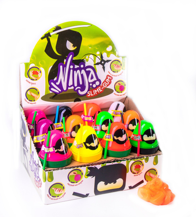 Lodër slime Glutek Mr. Boo Ninja Okto, Ninja MIX, shumëngjyrësh