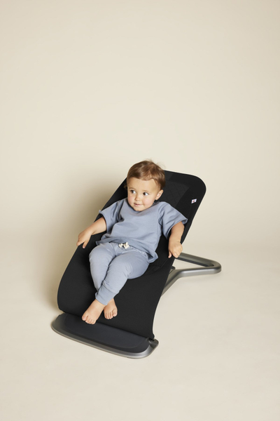 Luhatëse bebesh Ergobaby Evolve 3 në 1, ergonomike, e zezë Onyx