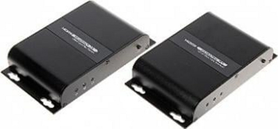 Konvertues AV HDMI-OFT-20IR, fibër optike single mode, deri 40 km, i zi