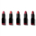 Set me buzëkuqë Revolution Matte Reds, 5 x 3.2 g