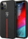 Futrollë telefoni Ferrari FEOMSHCP12LBK, për iPhone 12 Pro Max, lëkurë me brez najloni, e zezë
