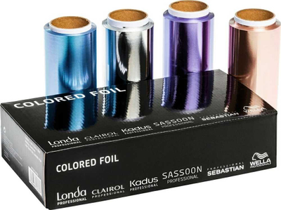 Set letër alumini për flokë Wella Professionals Hairdresser Multi Color, 4 copë, shumëngjyrëshe