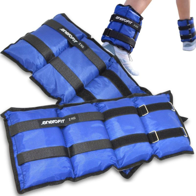 Peshë për kyç Eb Fit Blue, 2x2kg, tekstil, blu