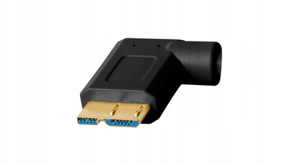 Kabllo USB Tether Tools TetherPro, USB 3.0 në Micro-B me kënd të drejtë, 4.5m, e zezë