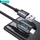 Kabllo USB në USB-C Usams SJ680USB01, 3A, 0.25m, e zezë metalike