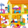 Set blloqesh ndërtimi Bounn Yellow House with Swing, 102 copa, e verdhë