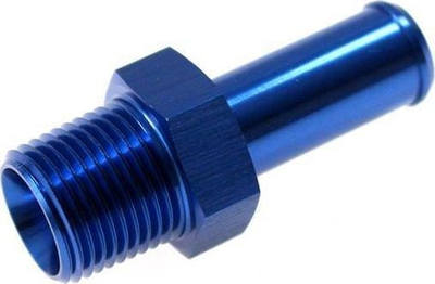 Lidhës për zorrë TurboWorks Nipple AN10, 1/2"-14 NPT, alumin, argjendtë
