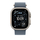 Apple Watch 49mm Band, Anchor Blue Ocean Band, Natural Titanium Finish