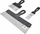 Shpata gletuese AWTools AWTOOLS, çelik inox, 450mm, dorezë plastike, e zezë