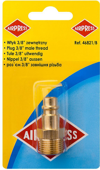 Kuple ajri Airpress Quick Coupling 46821/B, Euro standard, 3/8", metal