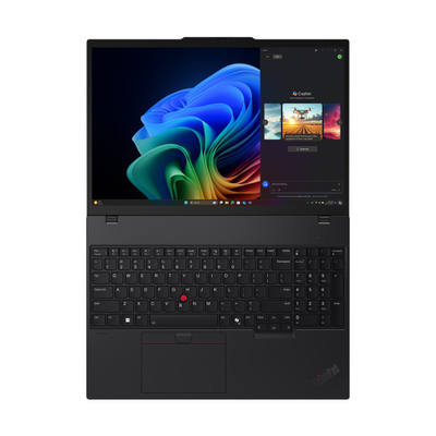 Лаптоп Lenovo ThinkPad T16 Gen 4 (AMD) Copilot+ PC, 16", AMD Ryzen™ AI 7 350, 16 GB DDR5-SDRAM, 512 GB SSD, AMD Radeon 860M, црн