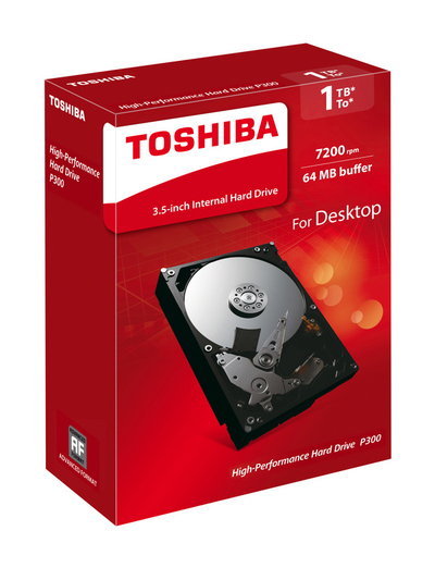 Disk Toshiba P300, 3.5\", 1TB, SATA III, ngjyrë argjendi
