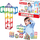 Set ndërtesash magnetike WOOPIE Magnetic Construction Blocks Puzzle, 110 pjesë, për kalamaj 3+