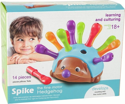 Lodër edukative Leantoys Blue Hedgehog 15997, puzzle me gjemba, shumëngjyrëshe