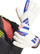 Doreza portieri adidas Copa GL LGE IX3832 për rritur, me mbyllje Velcro, të bardha me blu edhe portokalli