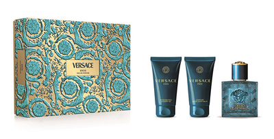 Set për meshkuj Versace Eros, EDP 50 ml + xhel dushi 50 ml + balsam pas rroje 50 ml