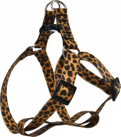 Parzmore për qen Barry King Waterproof, PVC, e rregullueshme 50-70cm, print leopard