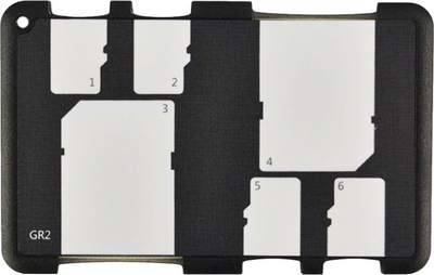Kuti kartash memorie JJC MCH SDMSD6, 2x SD, 4x microSD, kambuflazh