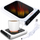 Ngrohës filxhani USB për kafe dhe çaj, me rregullim temperature, portativ, gri
