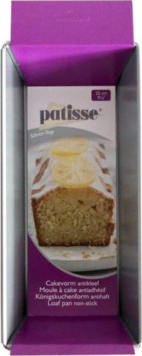 Formë buke Patisse Loaf Pan Silver Top, 25 cm, çelik jo ngjitës, ngjyrë argjendi