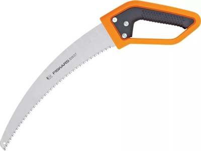 Градинарска пила Fiskars SW37 1028374, ергономска рачка, метална портокалова