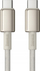 Kabllo karikimi Baseus Tungsten Gold, Type C në Type C, 100W, 1m, e bardhë