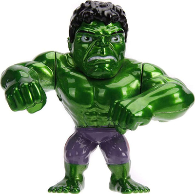 Figurine koleksionuese Marvel Hulk, 4", metal die cast, e gjelbër