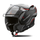 Helm moto Airoh Mathisse II Magnet, termoplastik HRT, ECE 22.06, i zi gri i kuq XS
