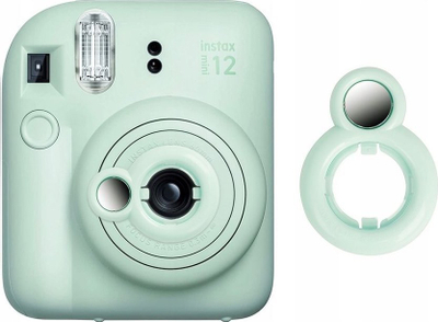 Aksesor pasqyre LoveInstant për Fujifilm Instax Mini 12, lentë për selfie, jeshile mint