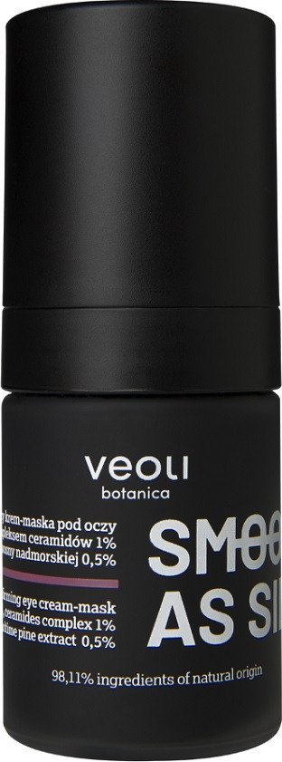Krem për sy Veoli Botanica Smooth as Silk, krem maskë rikuperuese dhe fortësuese, 15ml