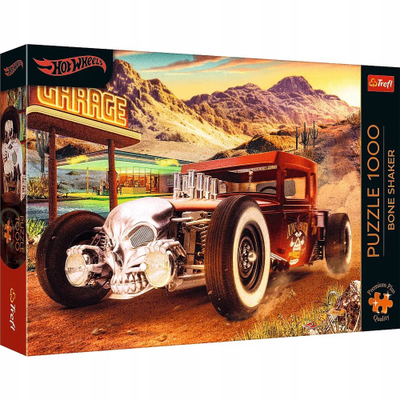 Puzzle Trefl Premium Hot Wheels Bone Shaker, 1000 pjesë, seri Timeless Motifs, shumëngjyrësh