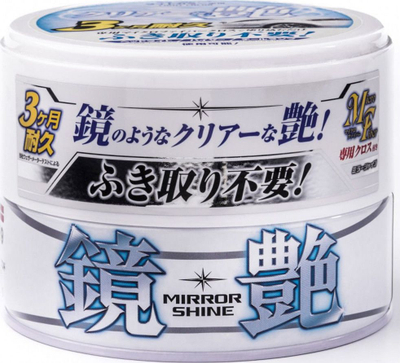 Dyll makine Soft99 Mirror Shine Light, sealant, 200 g, me leckë mikrofibër