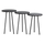 Set Kissa 3 komodina anësore (HM18174.02), zezë