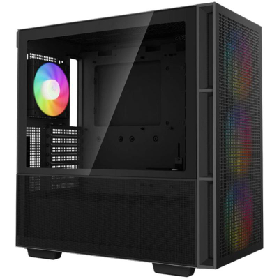 Kuti kompjuteri Deepcool CH560 ARGB, Midi Tower, me fllad ARGB, e zezë