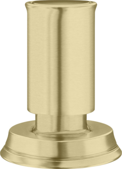 Buton automatik për lavaman Blanco Gold Satin, metal, ngjyrë ari mat