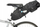 Çantë selesh biçiklete Fischer Saddle Bag MTB XL, që s’e zë uji, najlon PVC, e zezë