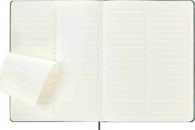 Fletore Moleskine XL, format i madh, jeshile Forest Green, për punë
