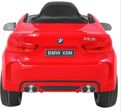 Makina elektrike për fëmijë BMW X6 M, 12V, me telekomandë, e kuqe