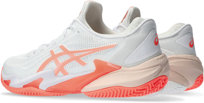 Патики тенис Asics Court FF 3 Clay 1042A221-103, за жени, бели со боја лосос