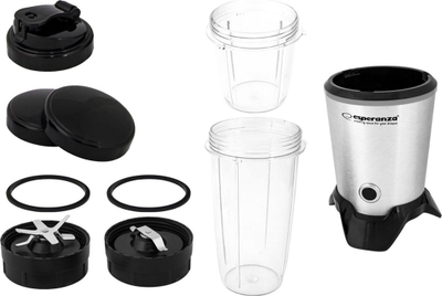 Blender Esperanza Nutri Master EKM028, 1000W, i argjendtë/i zi