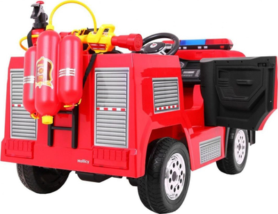 Makine elektrike për fëmijë Ramiz Fire Truck Evo, 12V, njëvendëshe, e kuqe