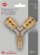 Lidhës Y për ajër Airpress Euro, 1/4", çelik inox bronz