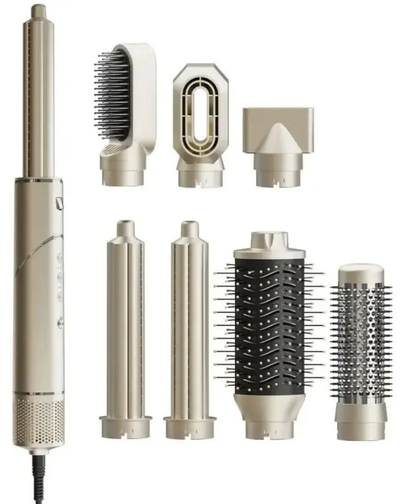 Tharëse flokësh loknuese OSOM Professional AXEL Multi Styler, 1200W, ngjyrë champagne