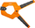 Klemë kapëse Neo Spring Clamp, 50 mm, forcë shtrënguese 11 kg, portokalli