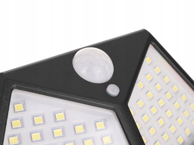 Dritë murale solare me sensor lëvizjeje, 100 LED, 50W, e bardhë