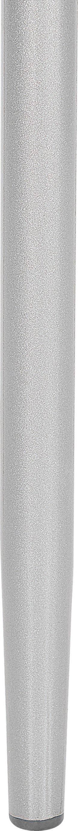 Set karrigesh ngrënieje Beliani Girard, metal, 2 copë, argjendtë