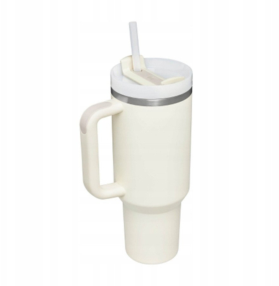 Termus Stanley Quencher H2.0 FlowState Tumbler 1.2L, çelik inoksi, portokalli