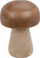 Figurinë dekorative Home Styling Collection Mushroom Autumn, dru, 20x14 cm, bezhë