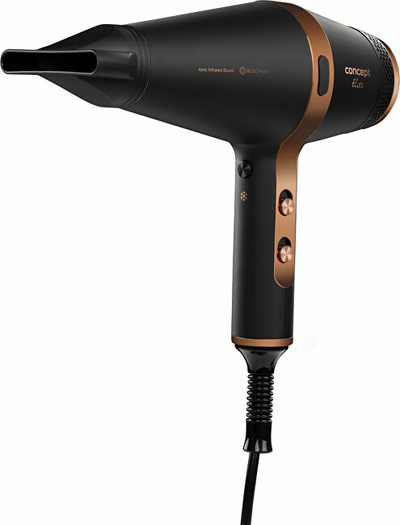 Tharëse flokësh Concept Elite Ionic Infrared Boost VV6030, e zezë