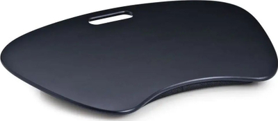 Tavolinë laptopi Zeller Lap Tray, MDF, 59x40x6 cm, e zezë